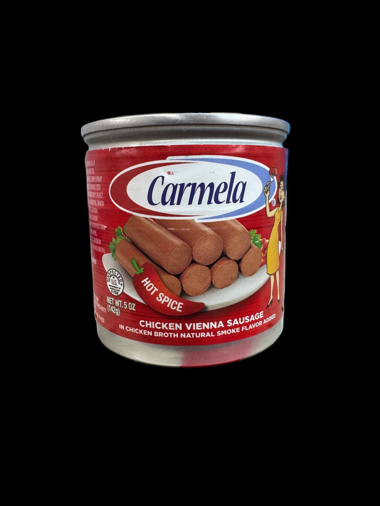 Carmela Chicken Vienna Sausage Hot Spice