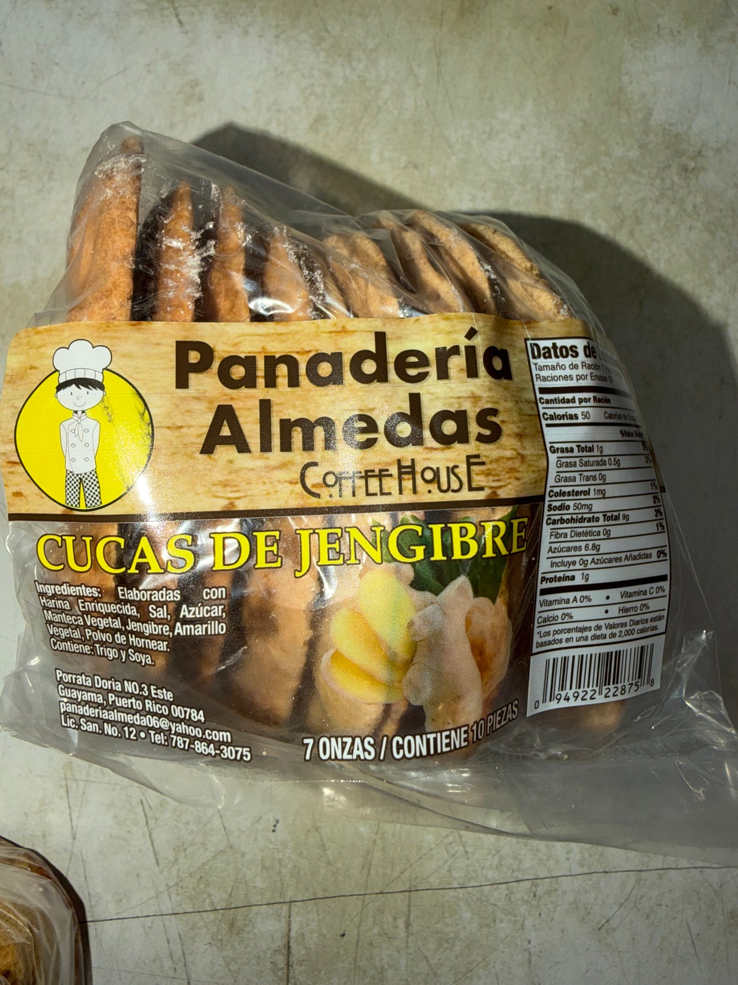 CUCA DE JENGIBRE ALMEDA PR