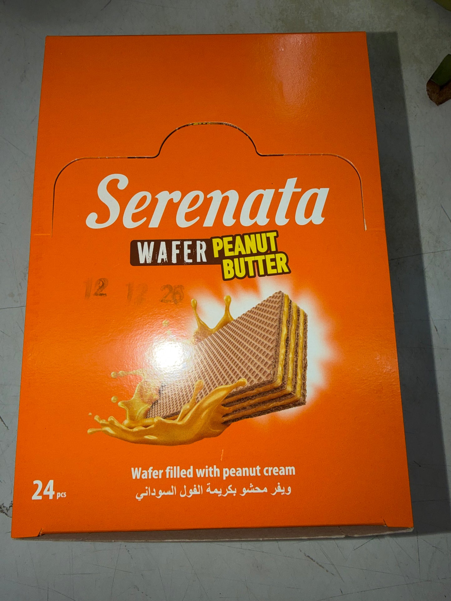 SERENATA WAFER PEANUT BUTTER 24 PK