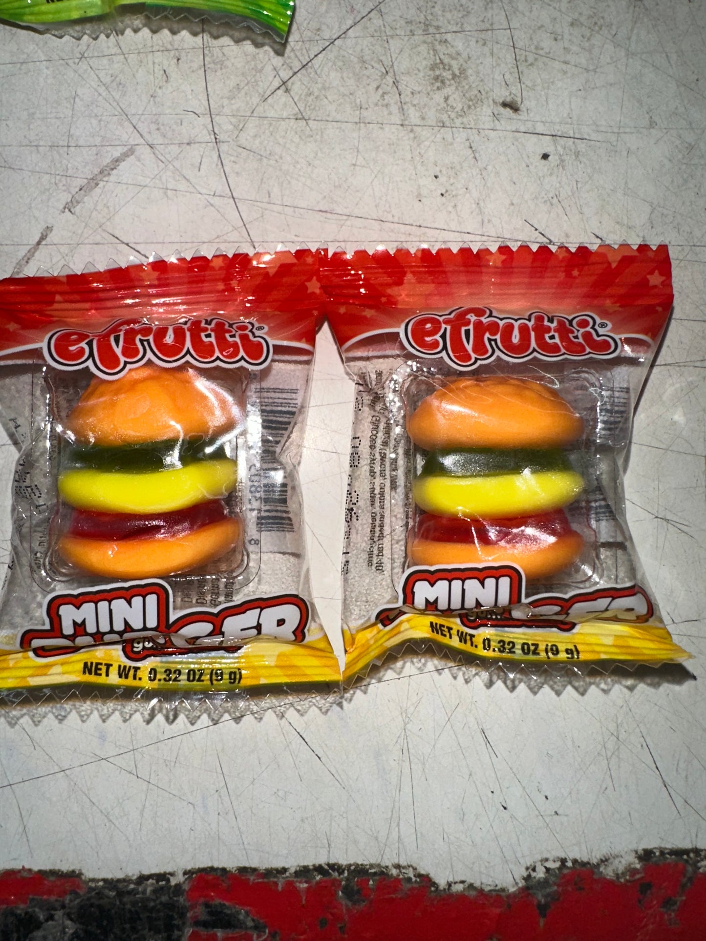 2PK GUMMI HAMBURGER