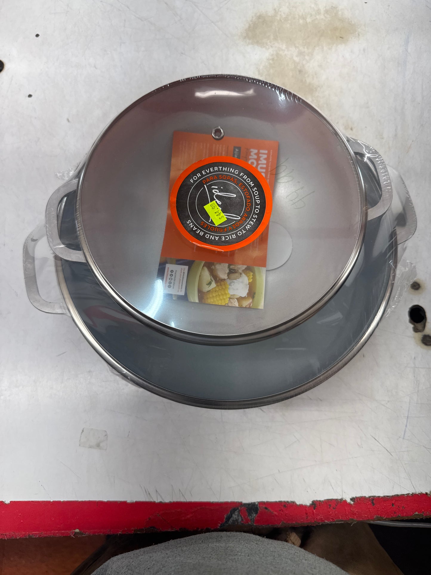 IMUSA 2Pc Caldero glass top (2.3/6.9 Qts)