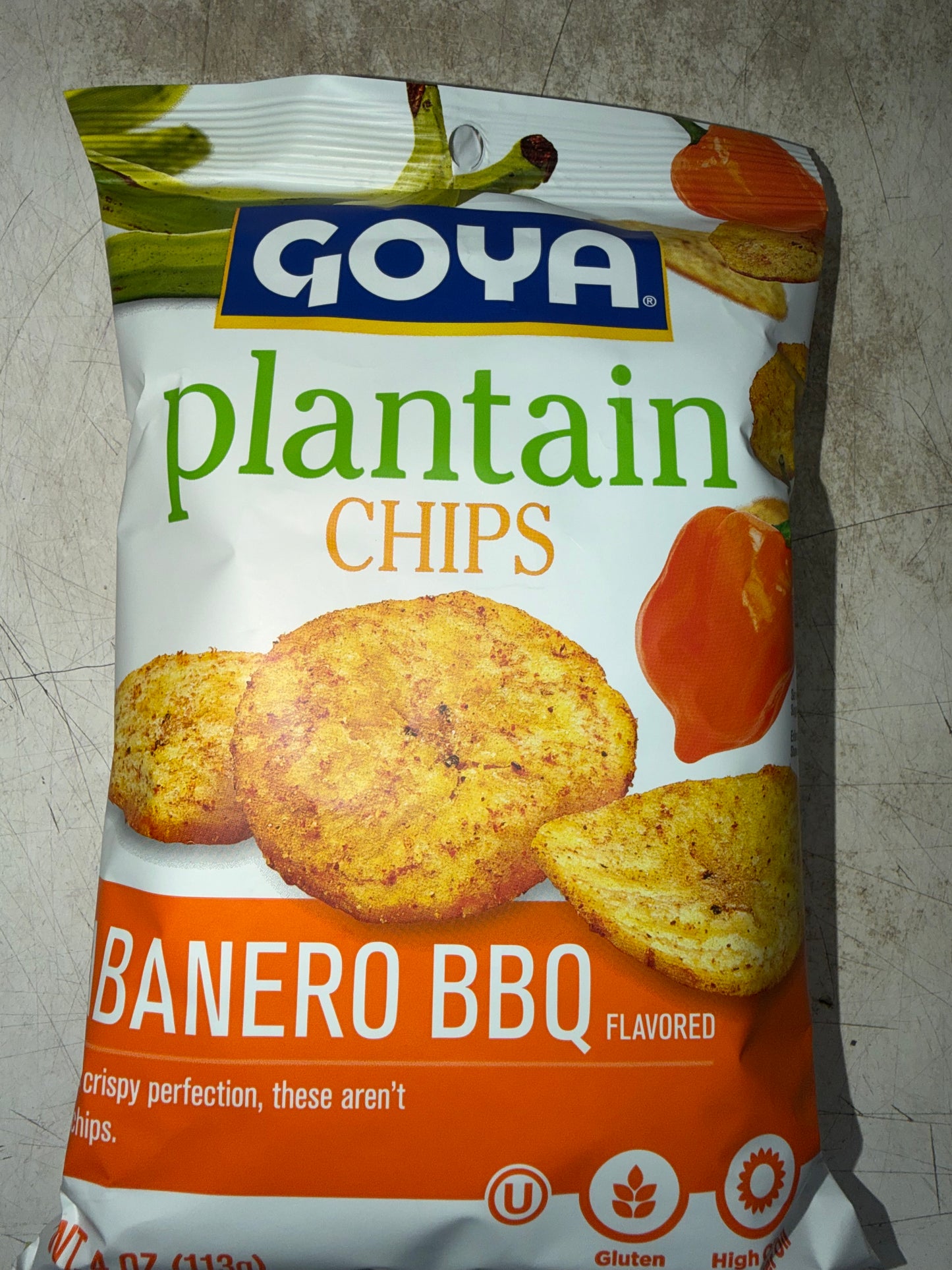GOYA PLANTAIN CHIPS HABANERO BBQ