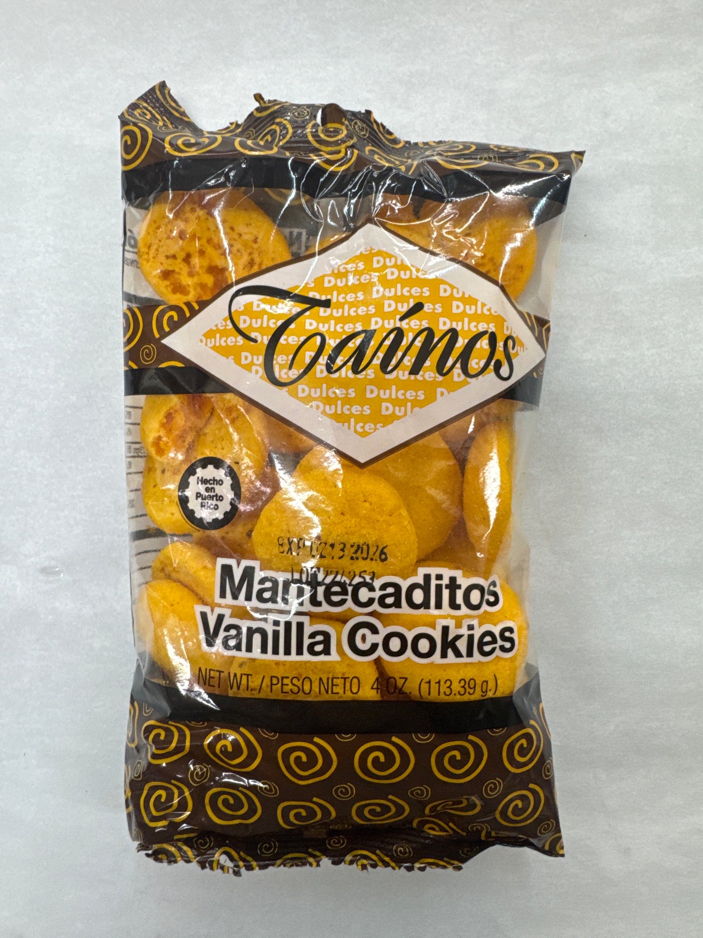 Mantecaditos vanilla cookie