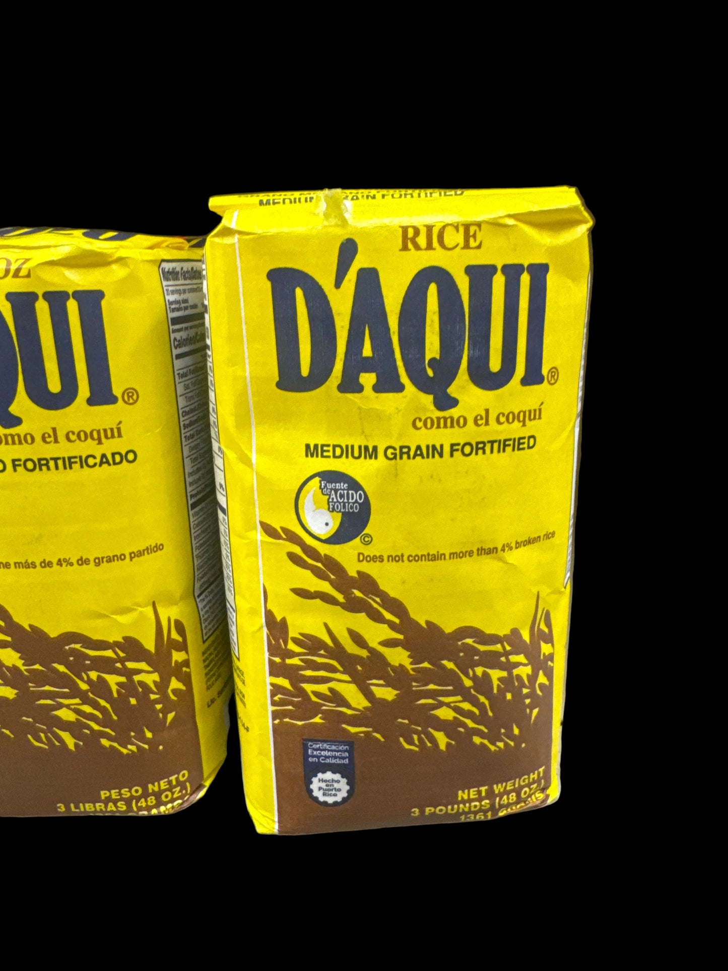 Arroz D’Aqui Grano Mediano Fortificado