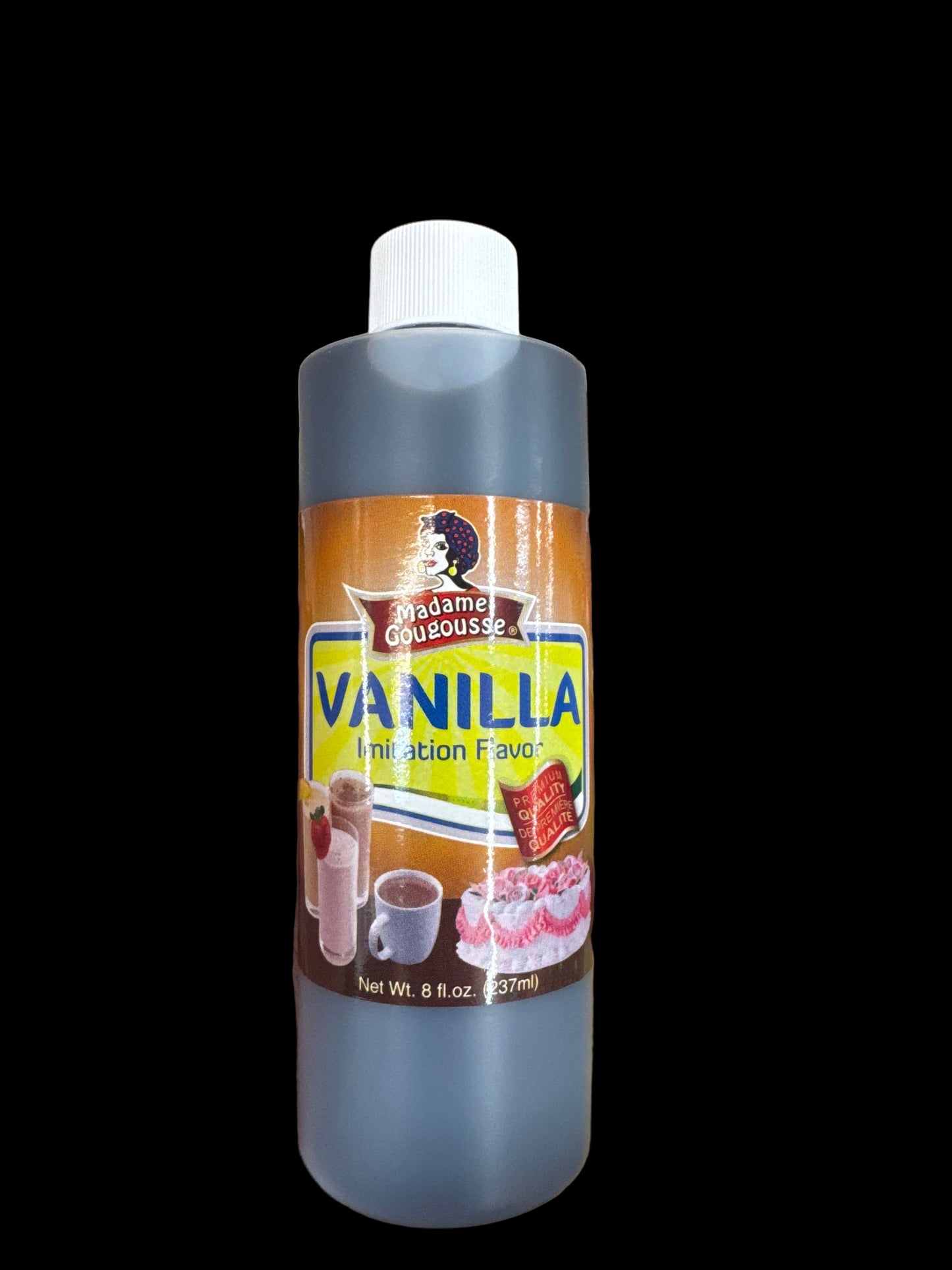 Madame Gougousse Vanilla Imitation Flavor (8 fl oz / 237 mL)
