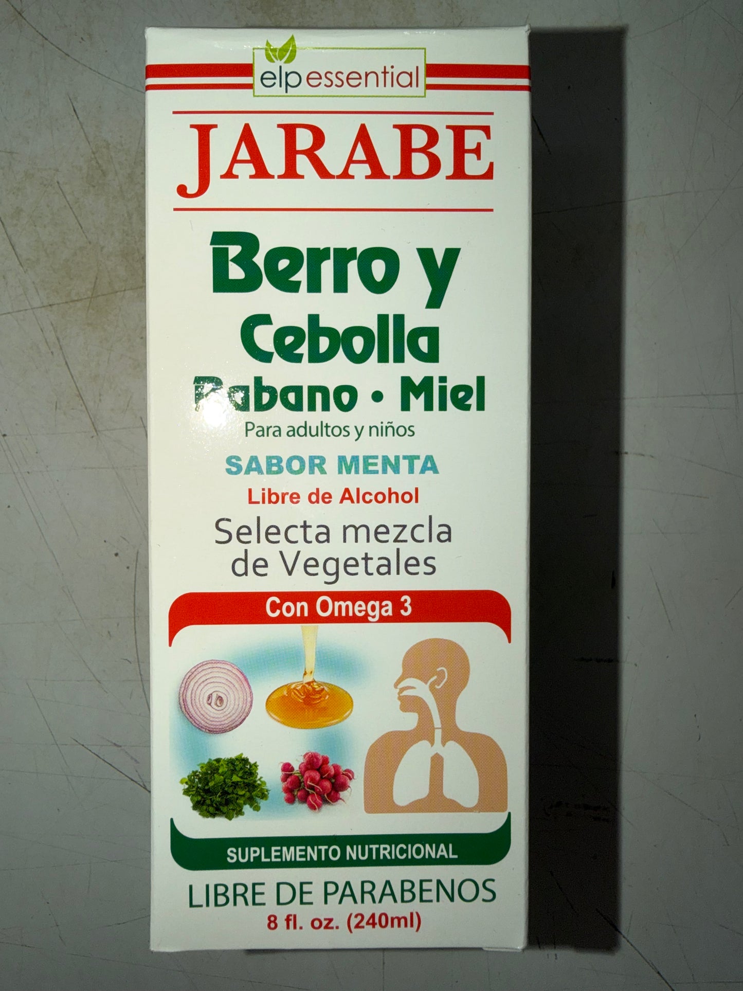 JARABE BERRO Y CEBOLLA RABANO MIEL