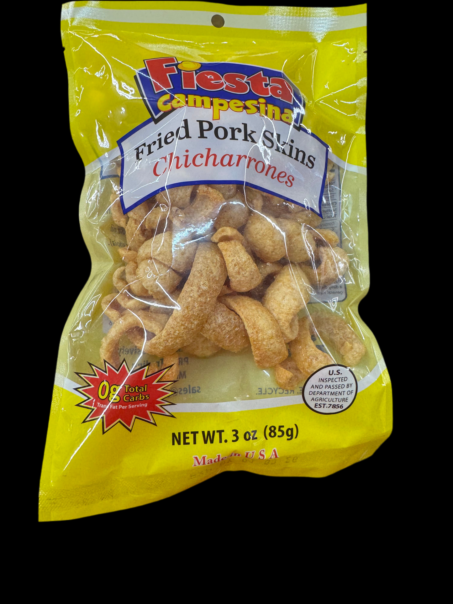 Fiesta Campesina Fried Pork Skins – Original (3 oz / 85 g)