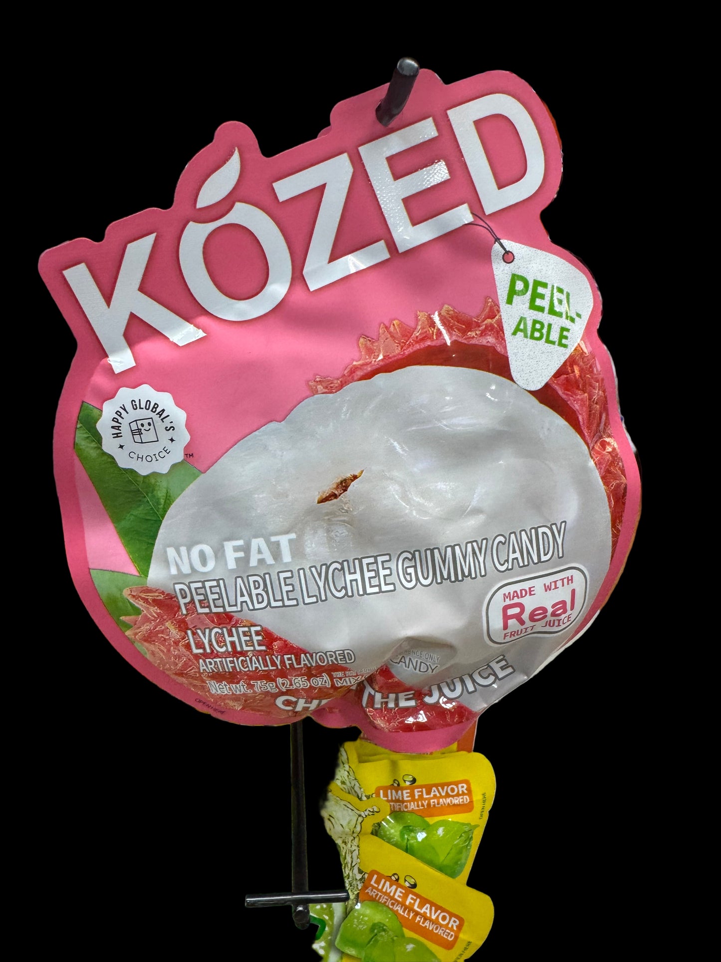 Kózed Peelable Lychee Gummy Candy (2.65 oz / 75 g)