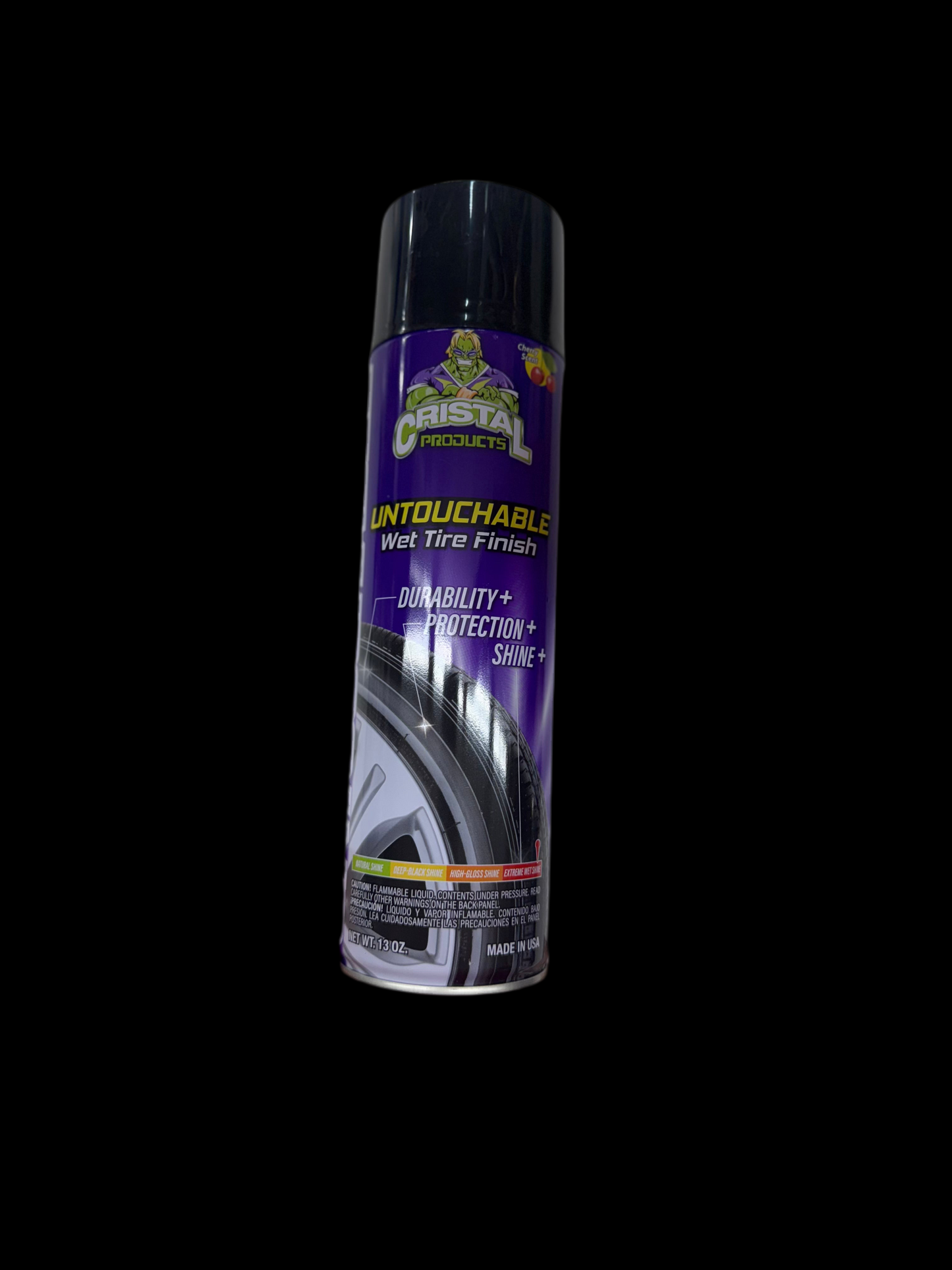 Cristal Products Untouchable Wet Tire Finish – 13 oz (369 g)