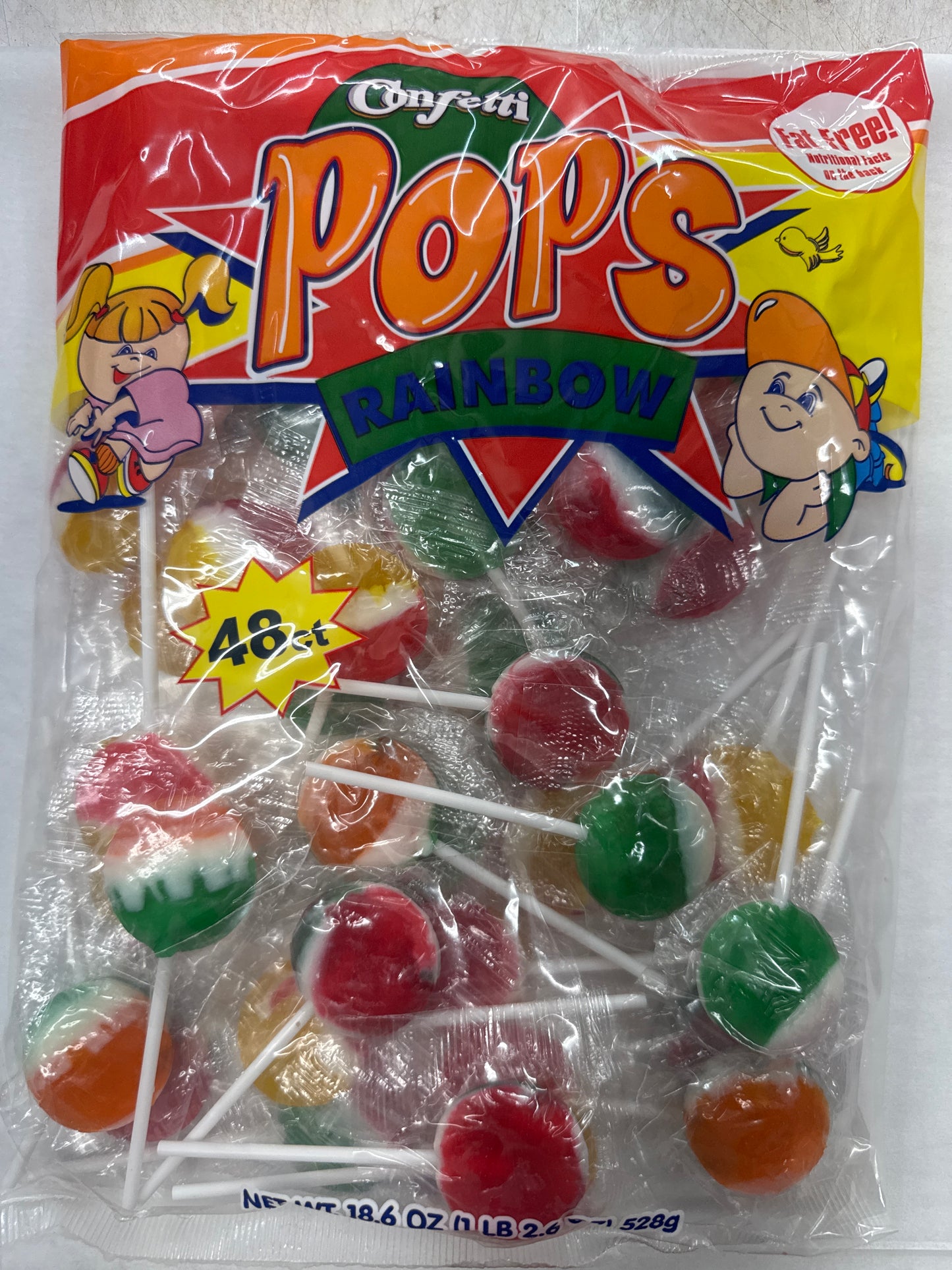 Confetti rainbow Pops