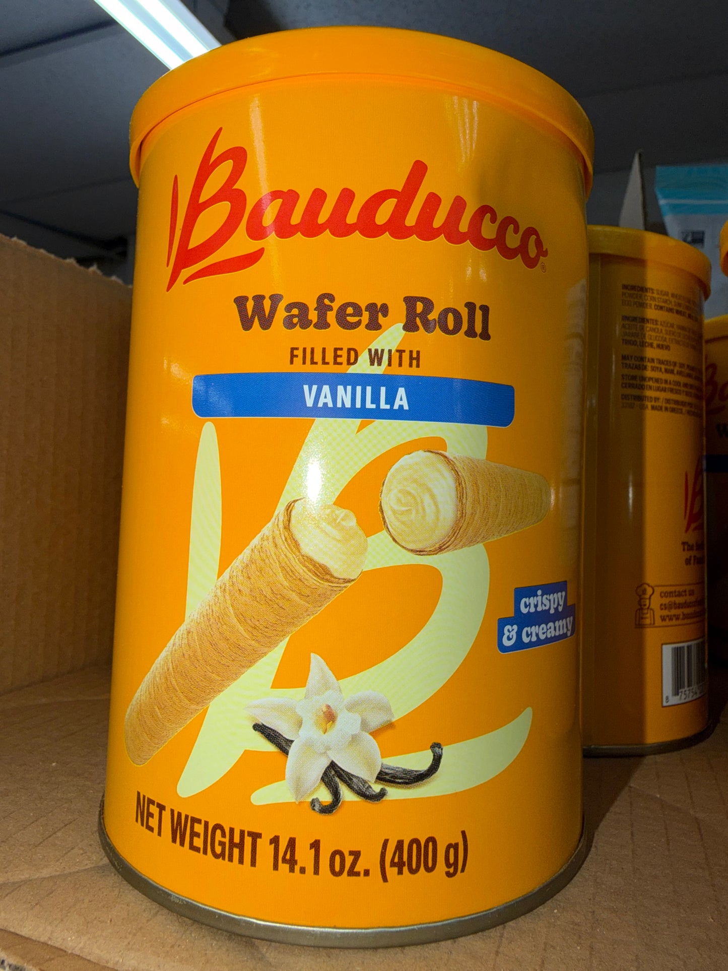BAUDUCCO WAFER ROLL VANILLA