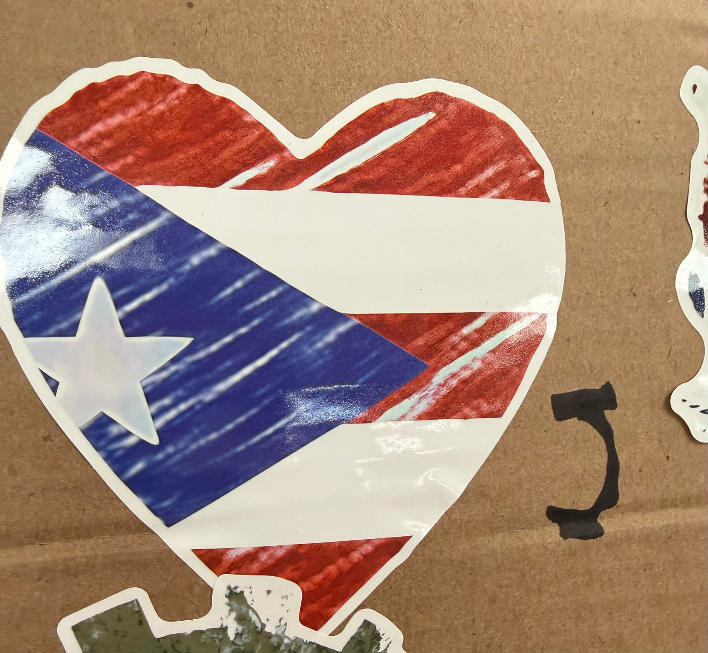 PR STICKER J