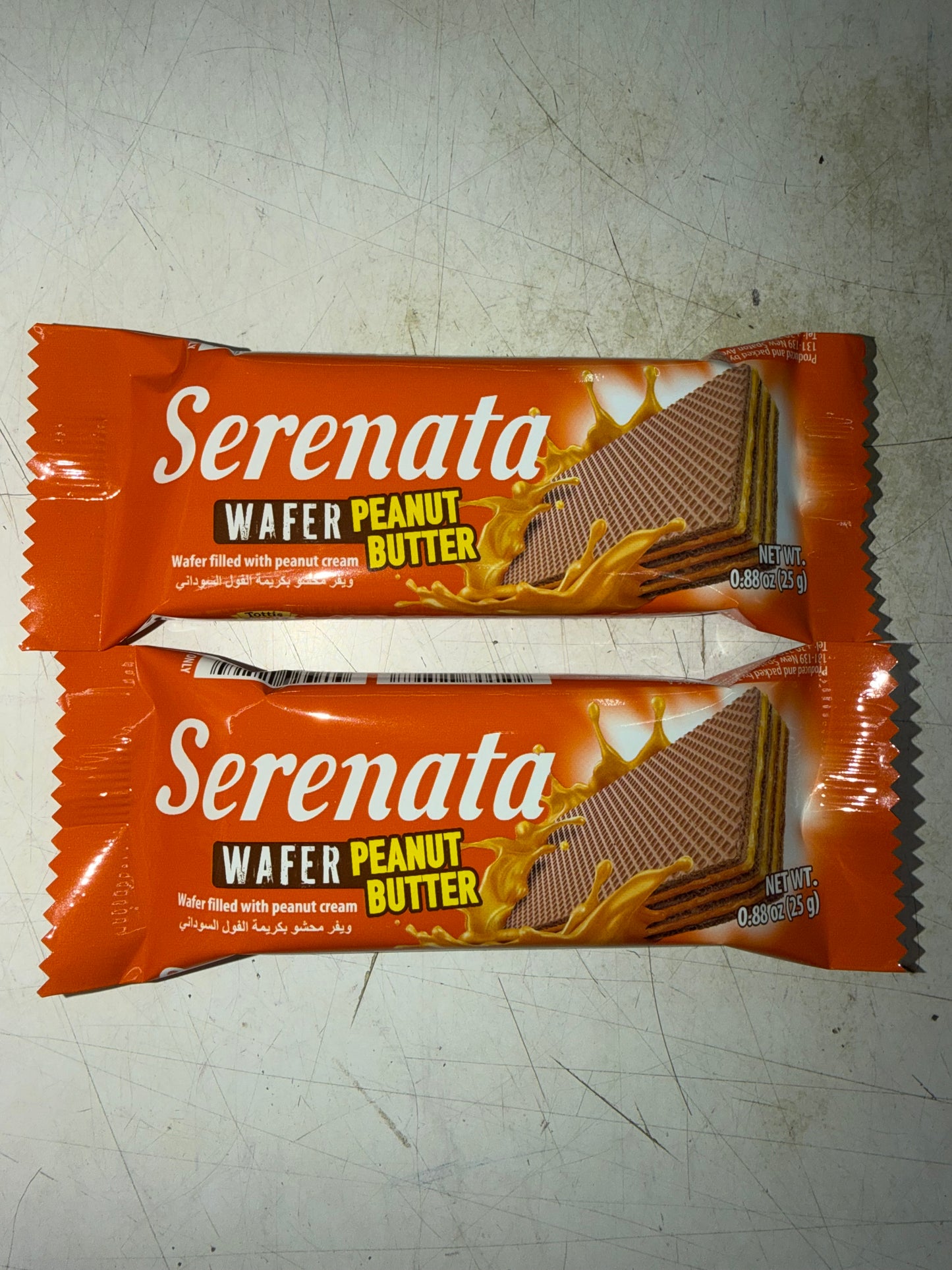SERENATA WAFER PEANUT BUTTER 2PK