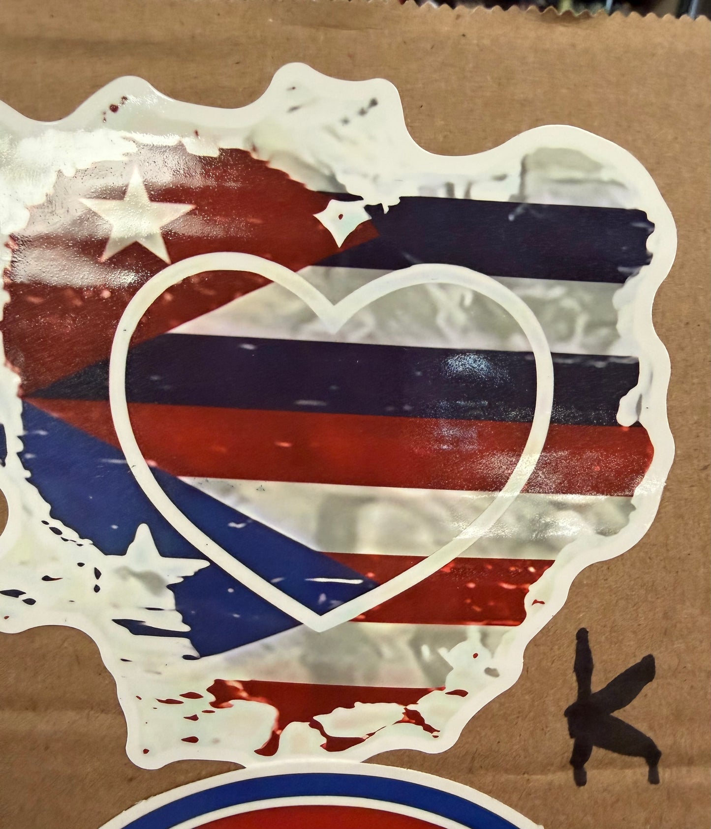 PR STICKER K