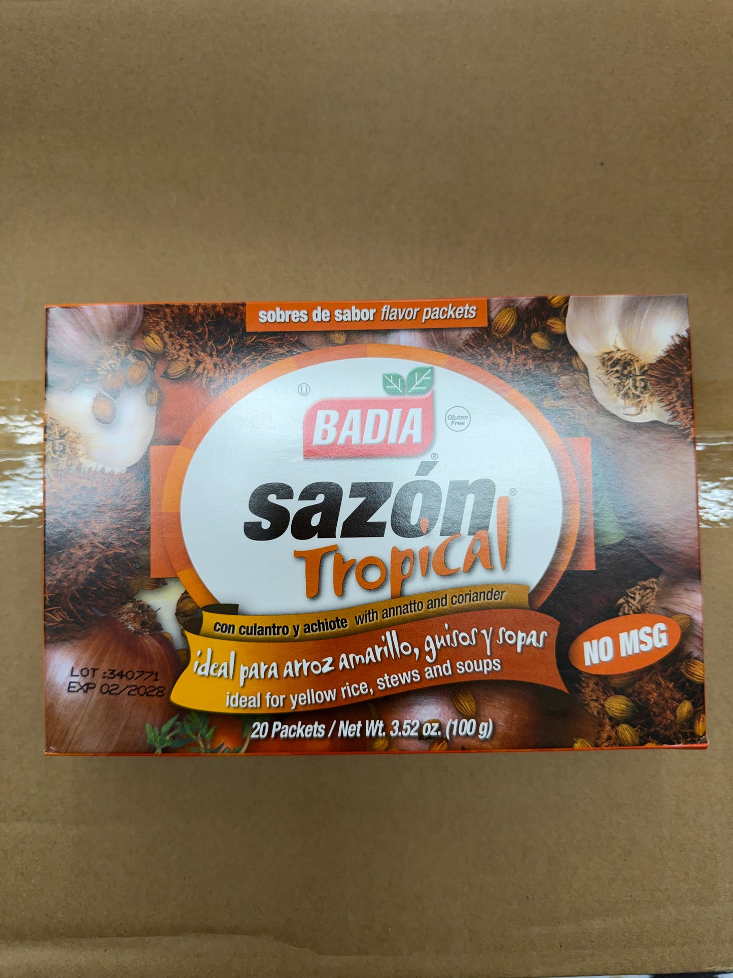 BADIA SAZON TROPICAL 20 SOBRES