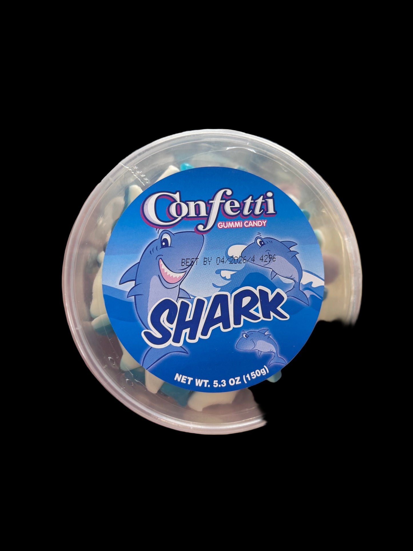 Confetti Gummi Candy Shark