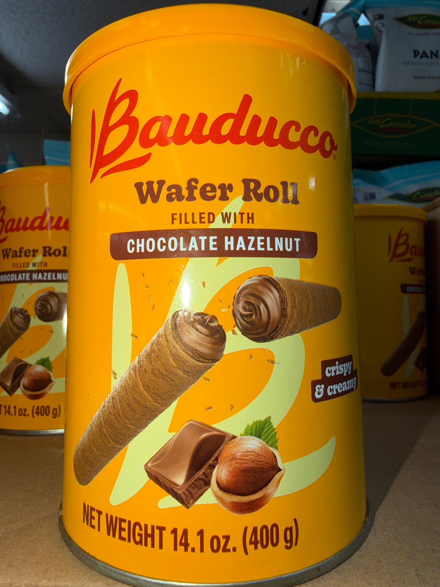 BAUDUCCO WAFER ROLL CHOCOLATE HAZELNUT
