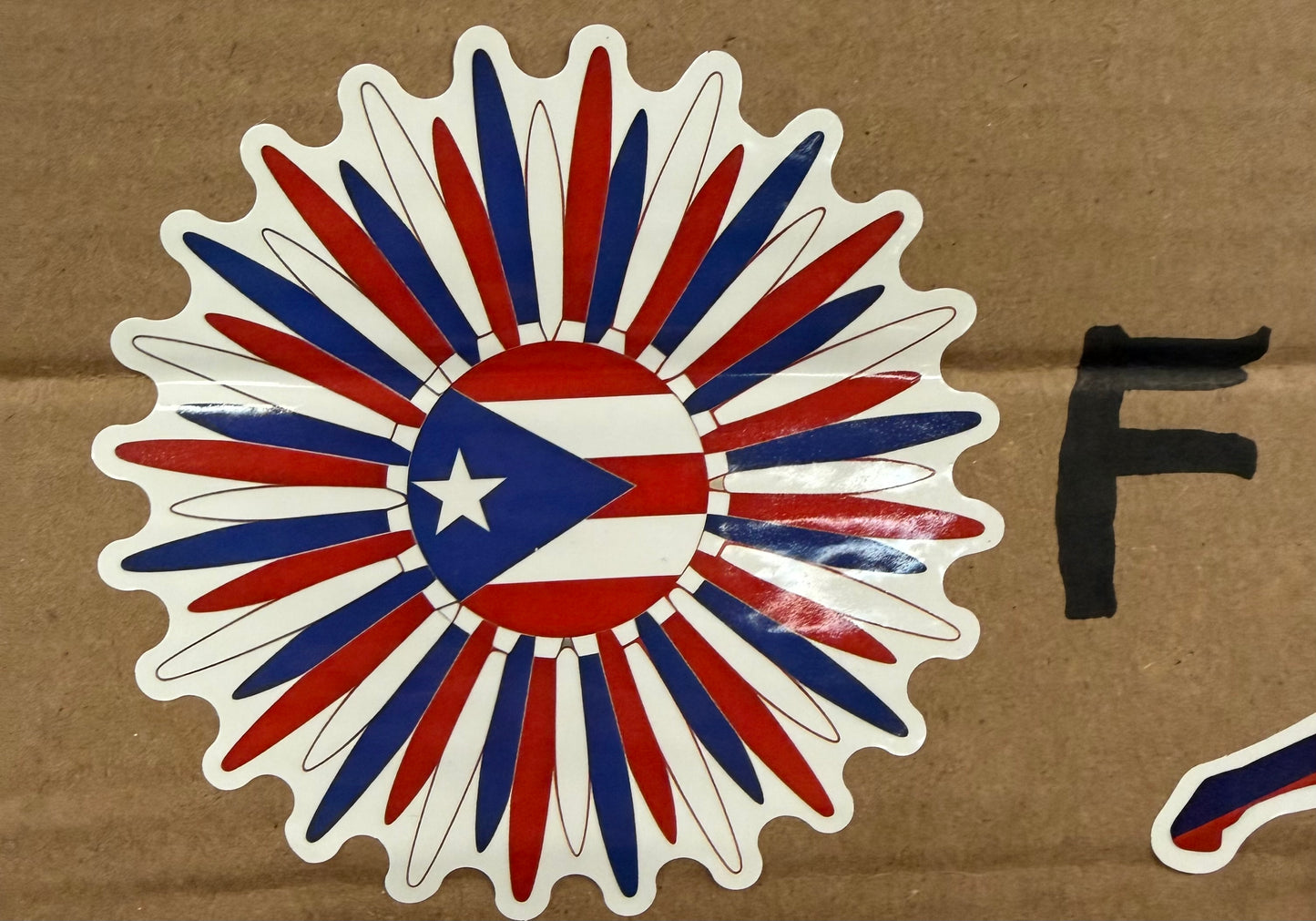 PR STICKER F