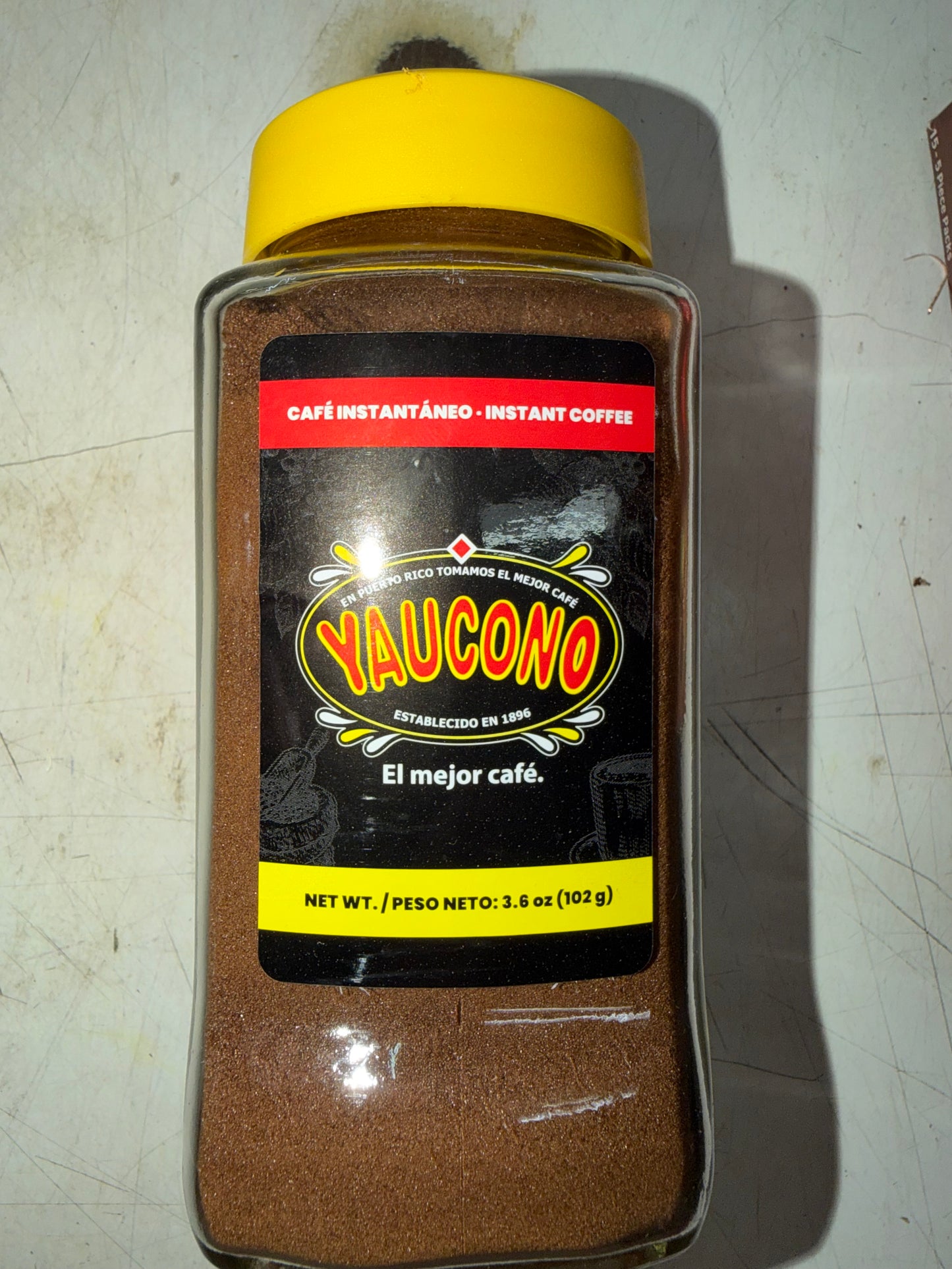 CAFE YAUCONO INSTANT CAFE 3.6 OZ
