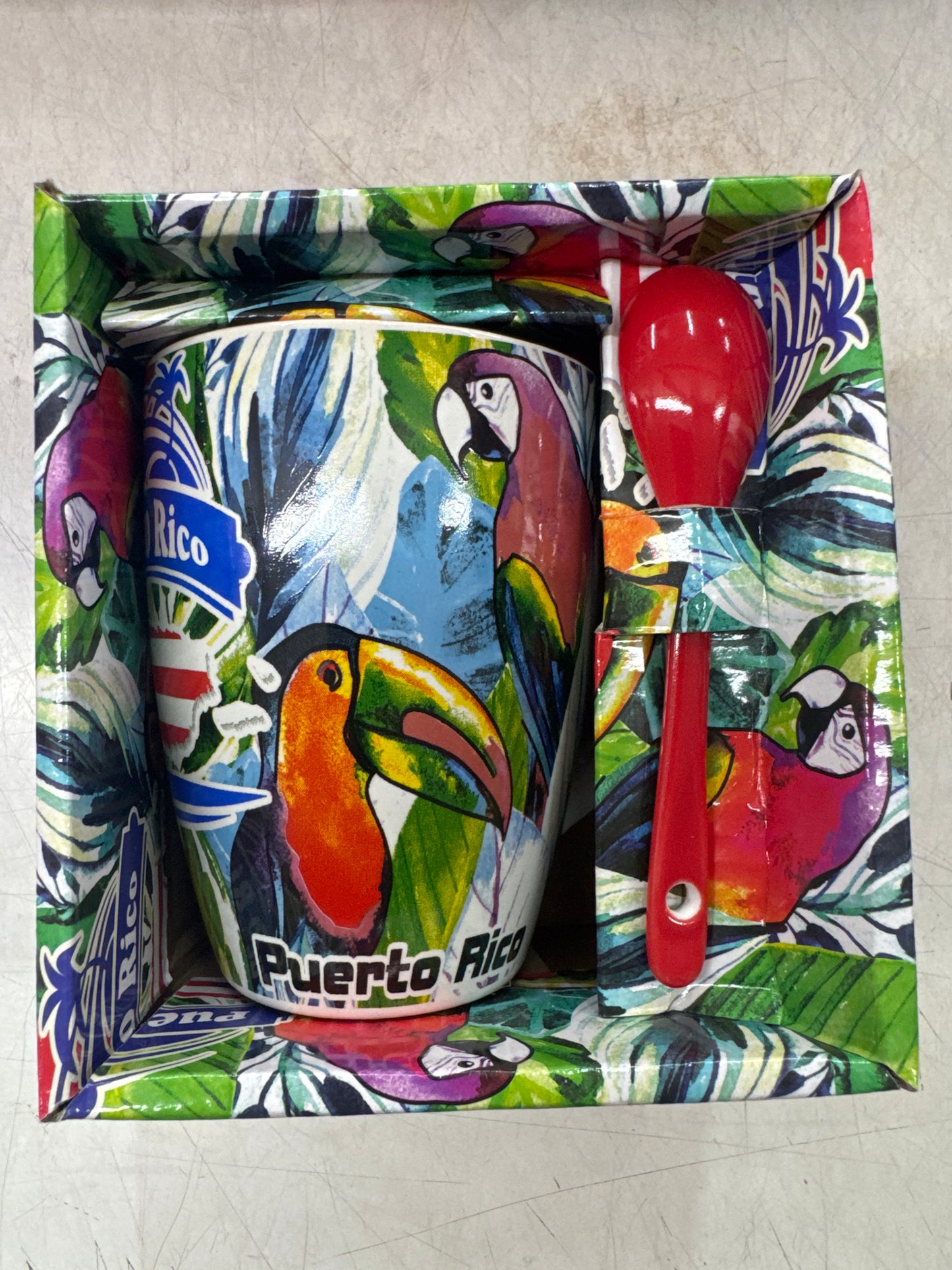 PR coffee Cup & Spoon