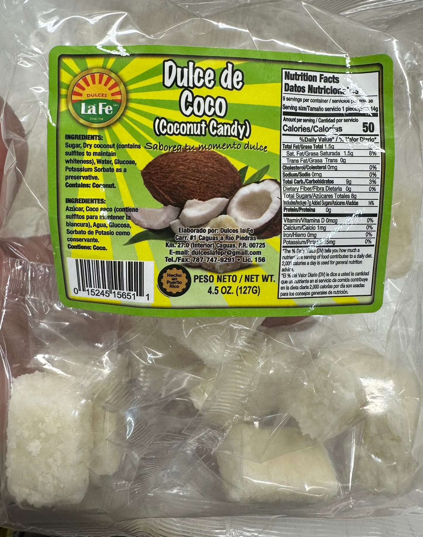 DULCE DE COCO