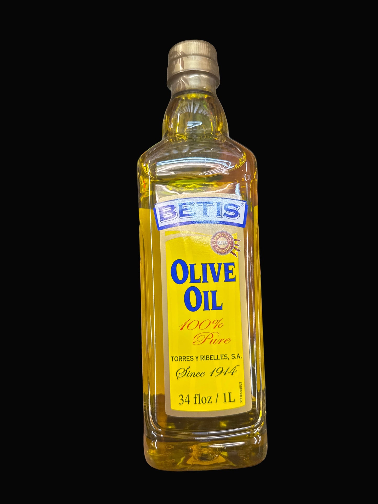 Betis Olive Oil 100% Pure – 34 fl oz (1 L)