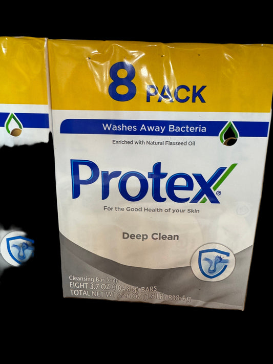 Protex Deep Clean Bar Soap 8 Pack (29.6 oz / 838.4 g)