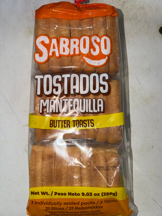 TOSTADOS MANTEQUILLA SABROSO