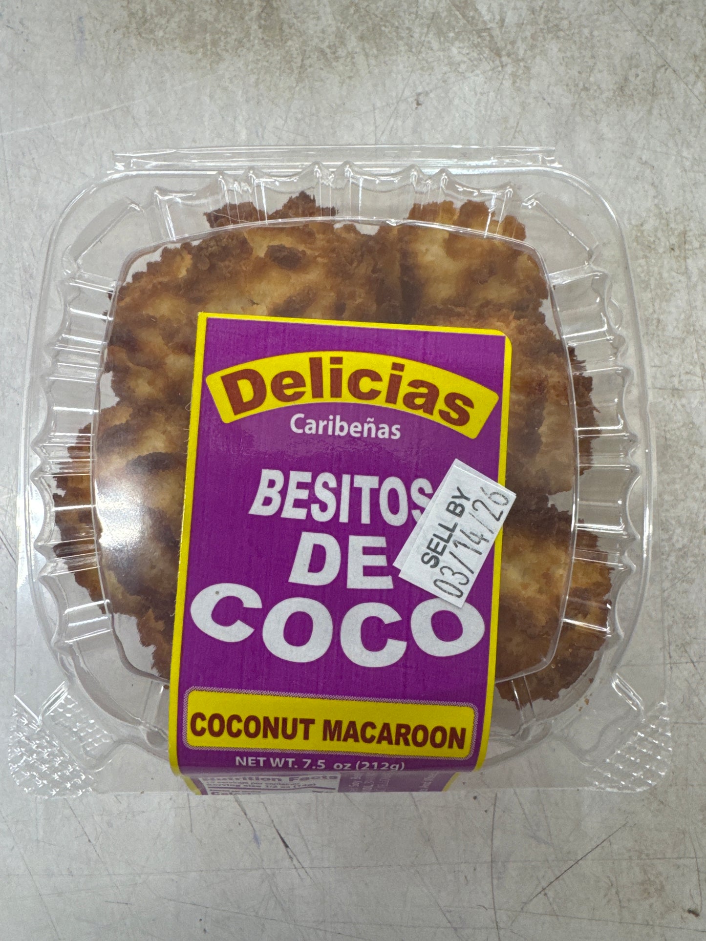 Delicias Caribeñas Besitos de Coco