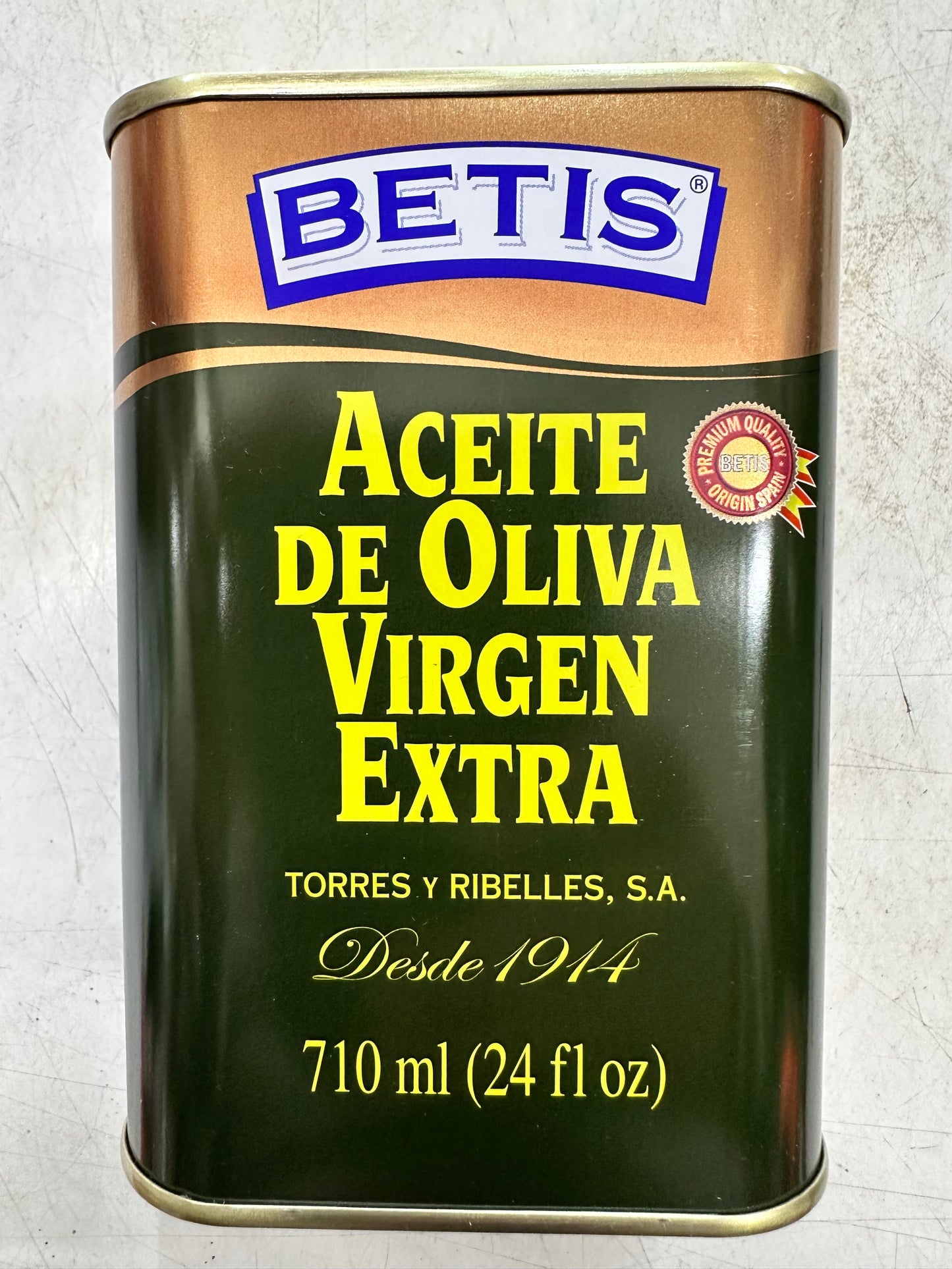 BETIS OLIVE OIL LATA VERDE