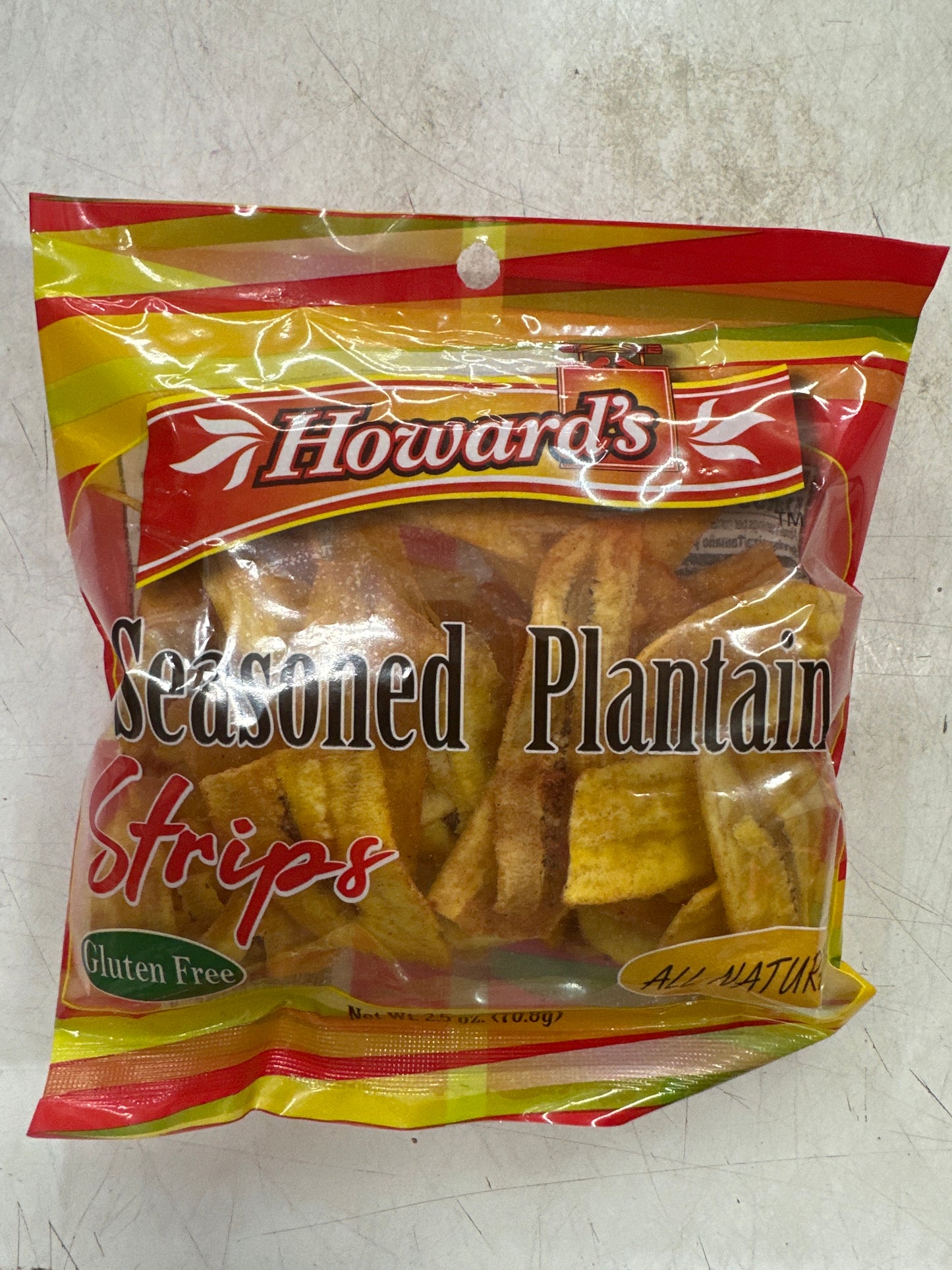 HOWARDS SEASONED PLANTAIN STRIPS