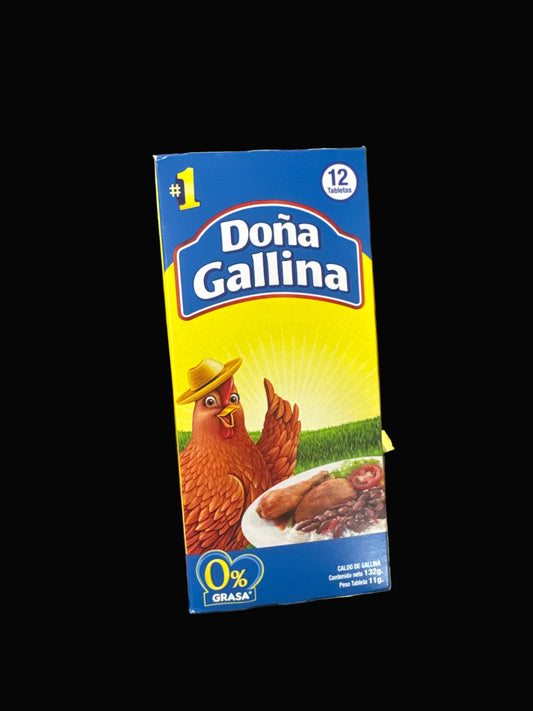 Doña Gallina Chicken Bouillon (12 Tablets, 4.65 oz / 132 g)