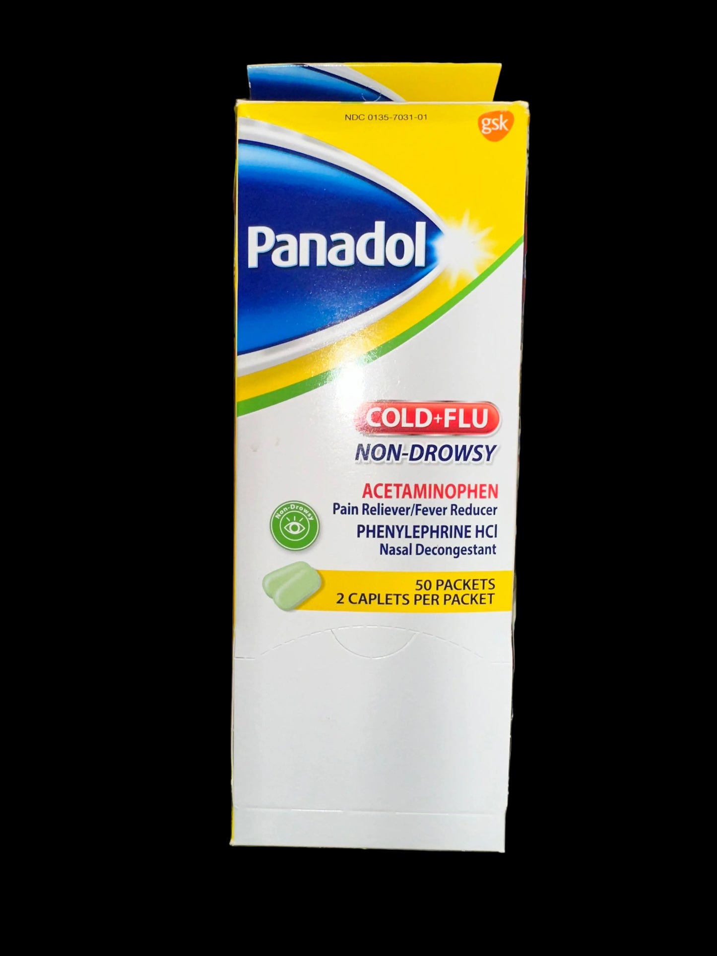 PANADOL COLD AND FLU 50 PK