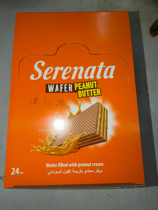 SERENATA WAFER PEANUT BUTTER 24 PK