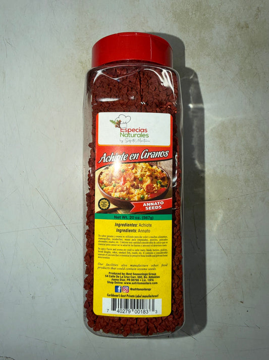 ACHIOTE EN GRANO MONTERO