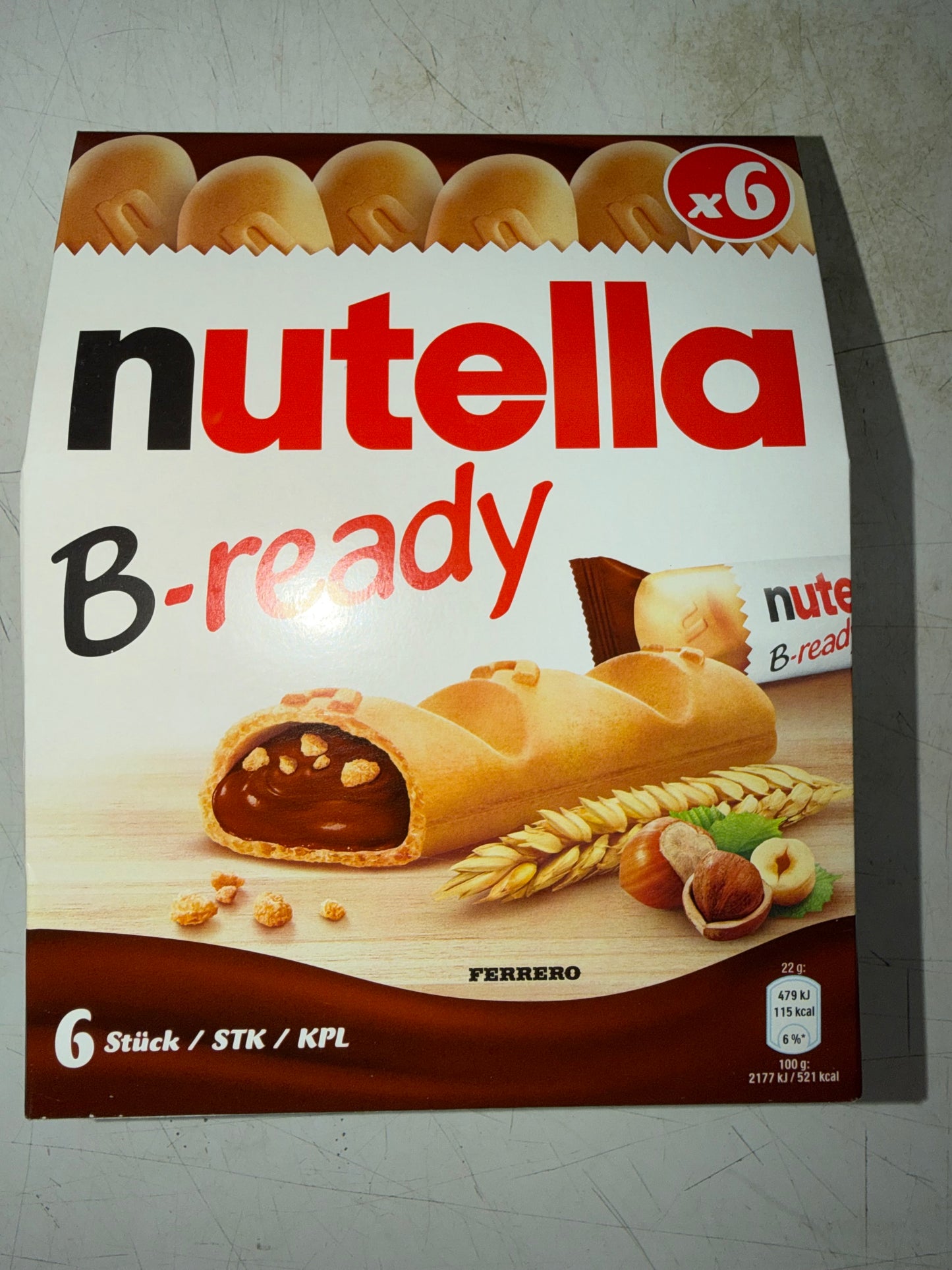 NUTELLA B-READY 6PK
