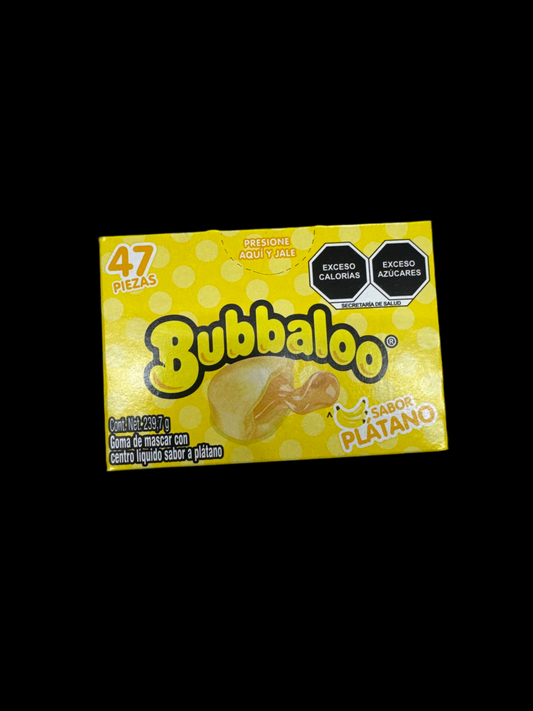 Bubbaloo Chewing Gum – Banana Flavor (47 Pieces / 239.7 g)