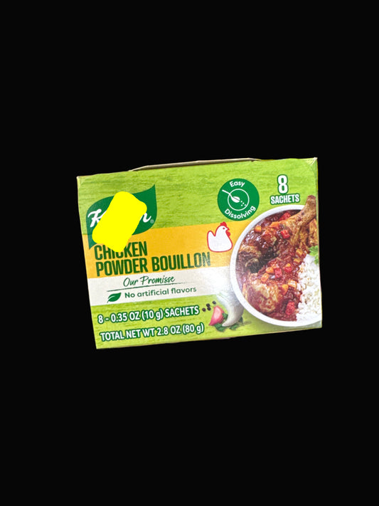 Knorr Chicken Powder Bouillon (8 Sachets, 2.8 oz / 80 g)