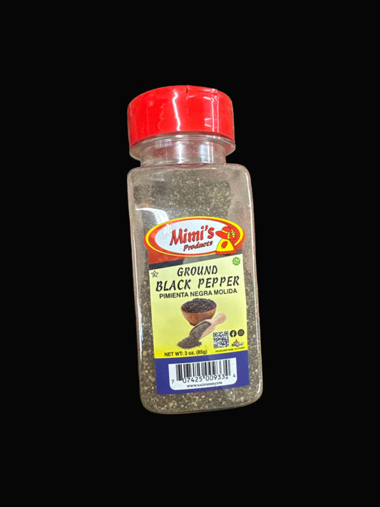 Mimi’s Products Ground Black Pepper (3 oz / 85 g)