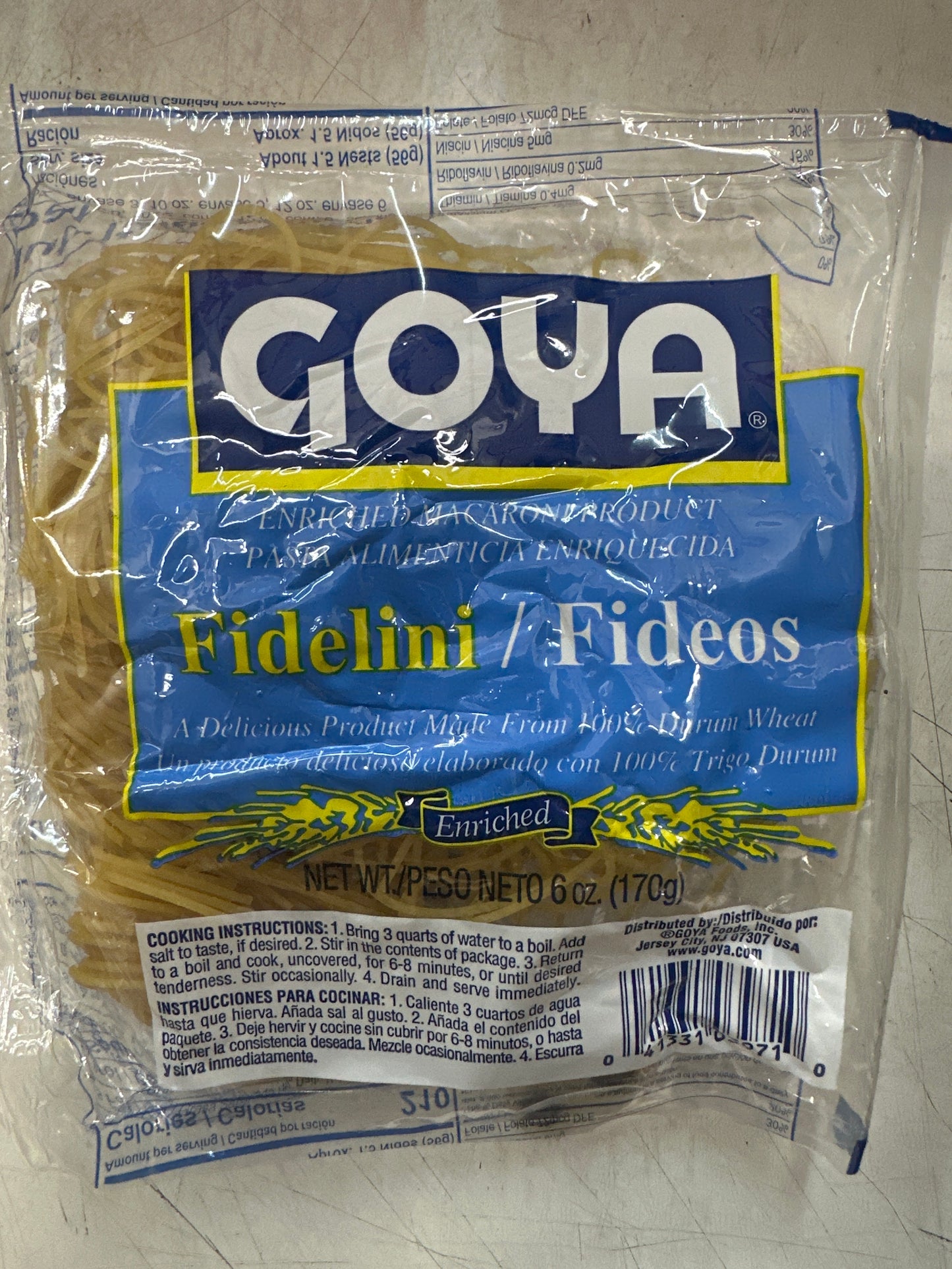 GOYA FIDEOS 6 OZ