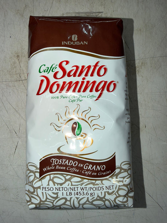 CAFE SANTO DOMINGO 16 OZ WHOLE BEANS