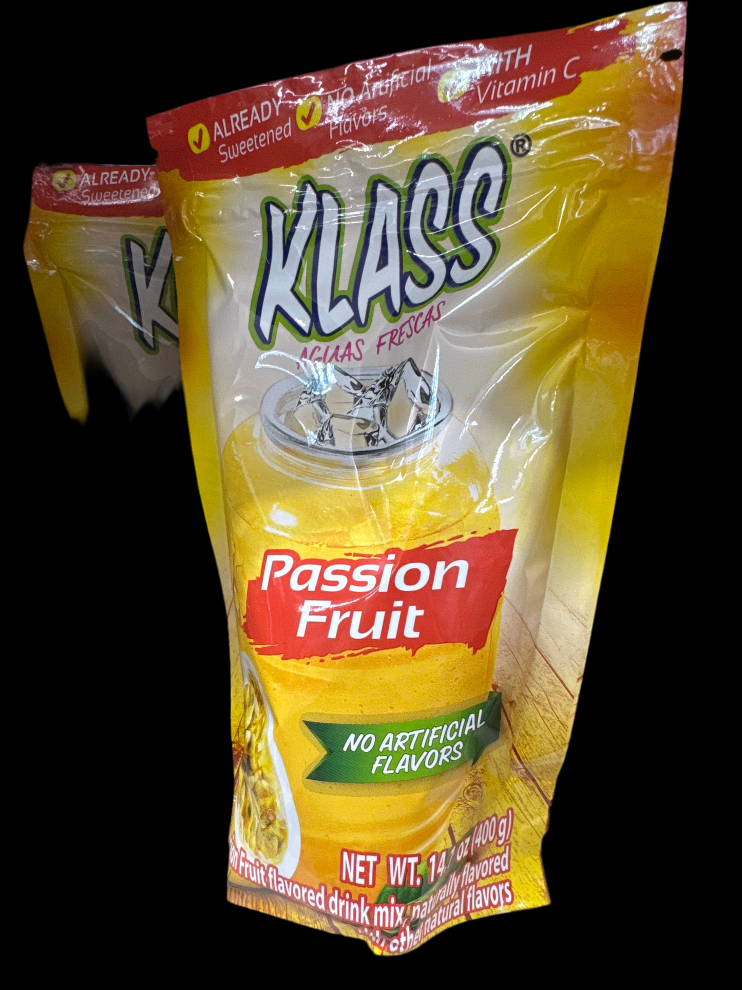 Klass Aguas Frescas Passion Fruit Drink Mix (14.1 oz / 400 g)