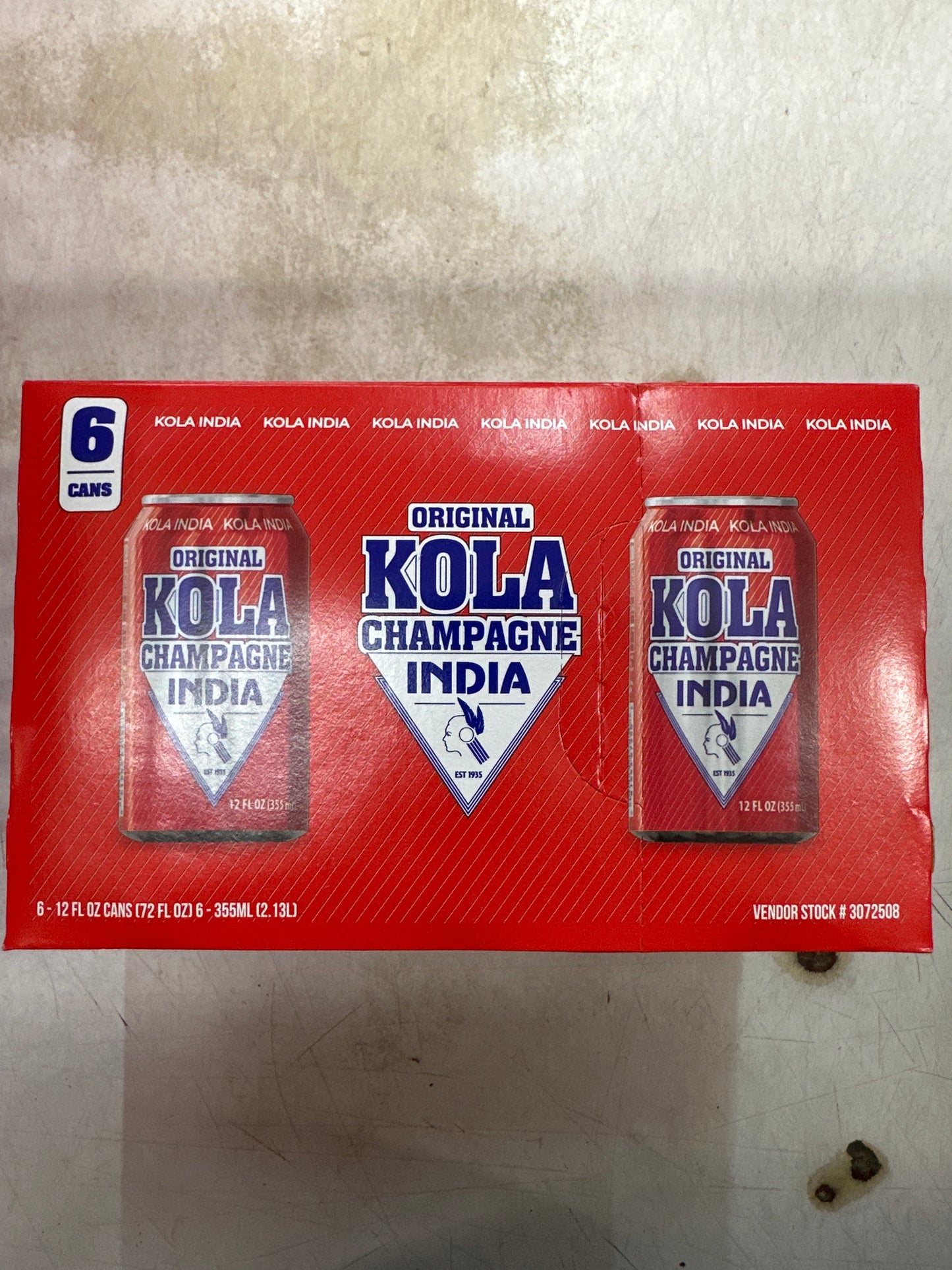 INDIA KOLA CHAMPAGNE 6PK