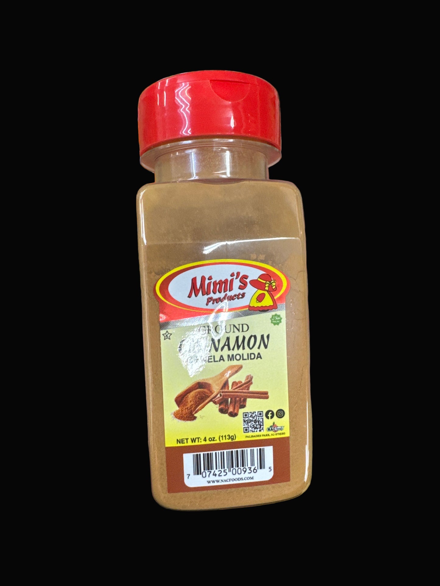Mimi’s Products Ground Cinnamon (4 oz / 113 g)