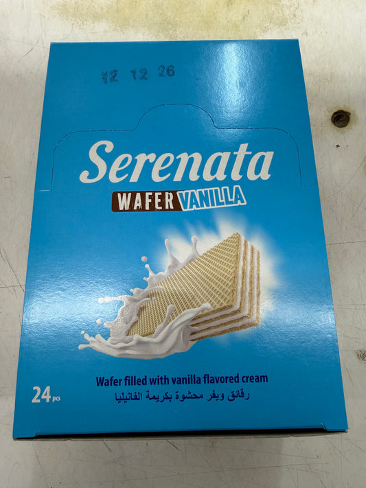 SERENATA WAFER VANILLA 24pk