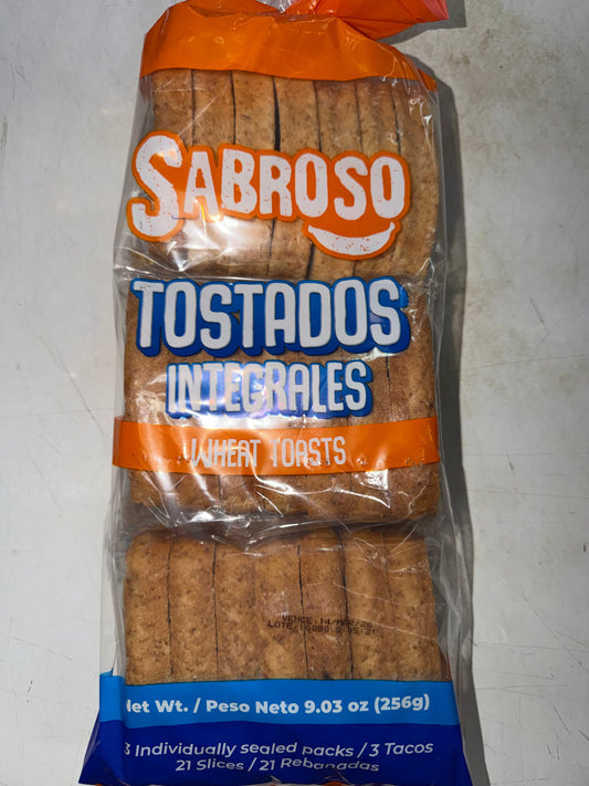 TOSTADITAS INTEGRALES SABROSO