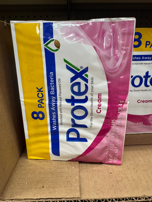 Protex Cream Bar Soap 8 Pack (29.6 oz / 838.4 g) (cream)