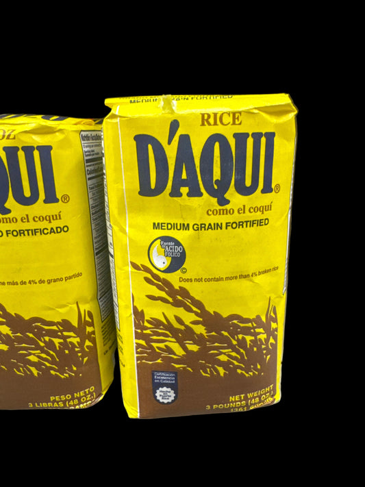 Arroz D’Aqui Grano Mediano Fortificado