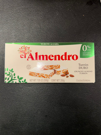 TURRON DURO SIN AZUCAR