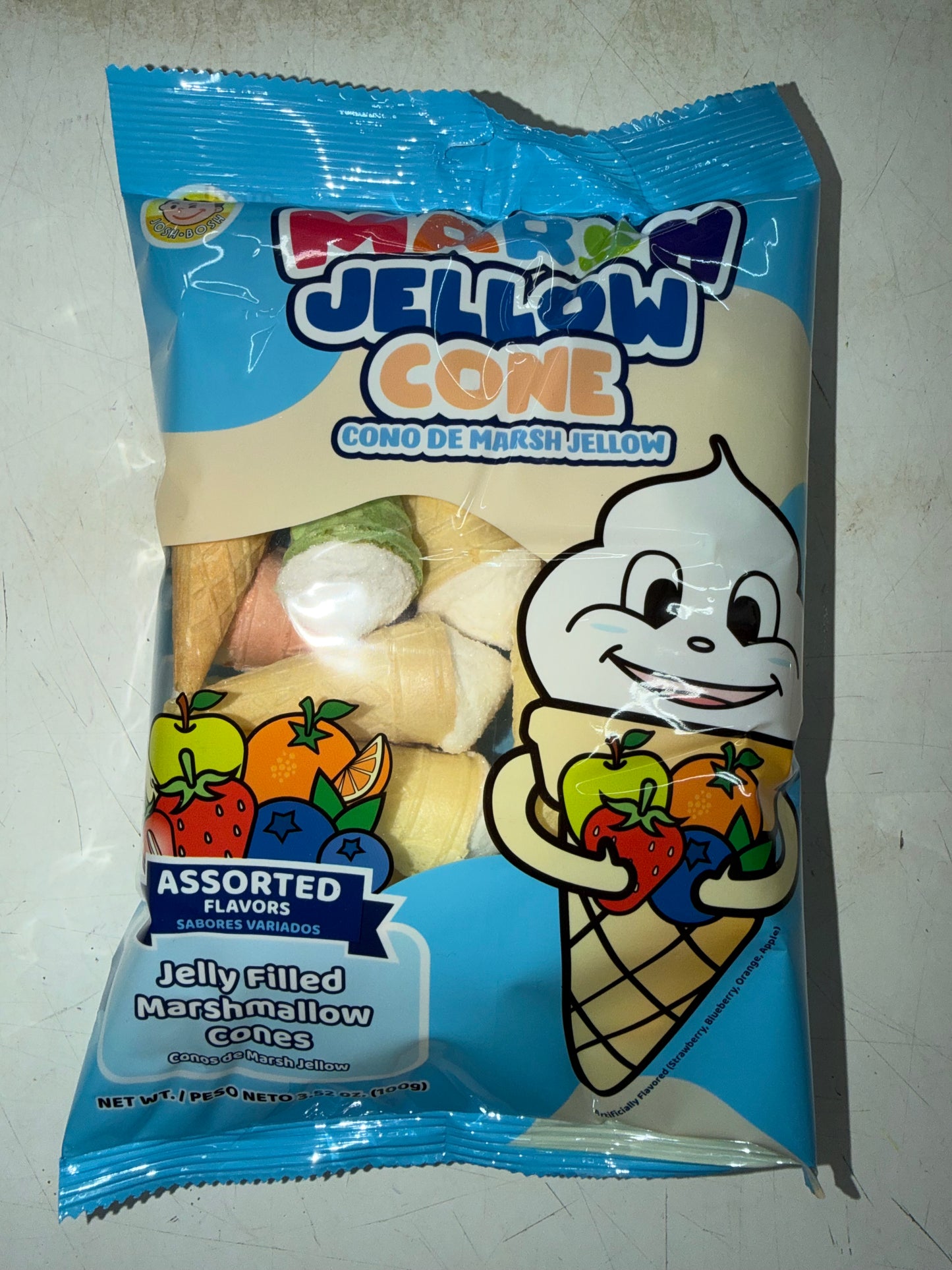JOSH BOSH ASSORTED MARSHMALLOW CONE